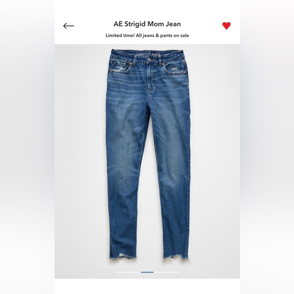 NWT women’s American eagle mom jeans - Picture 3 of 7